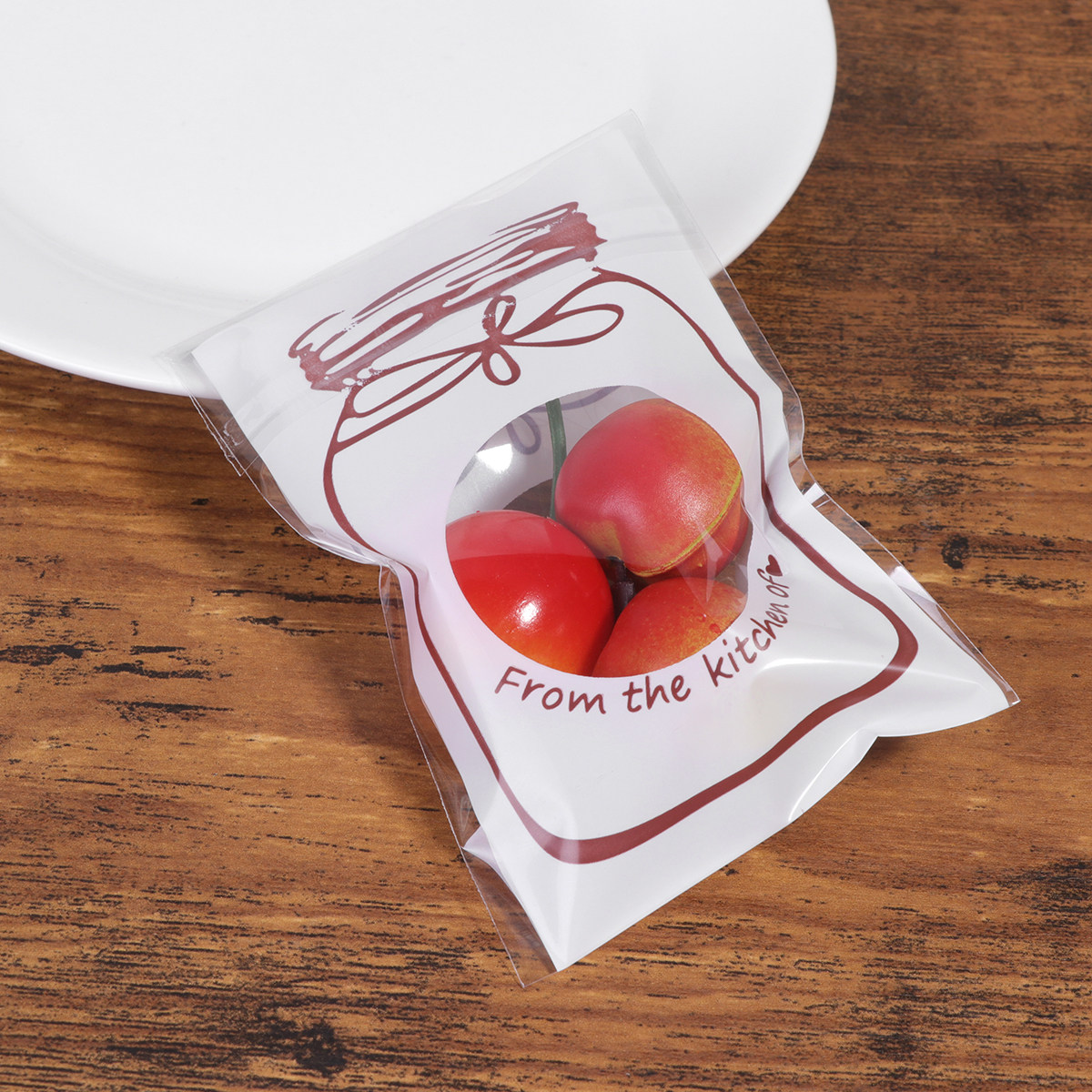 Food Snacks Packaging - 300Pcs Food Grade Plastic Bags Bottle