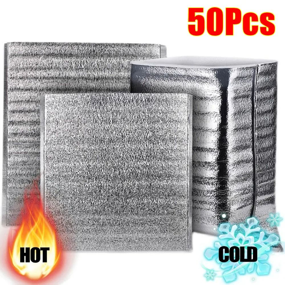 Aluminum Foil Cooler Bag Insul - Food Snacks Delivery 评论和价格