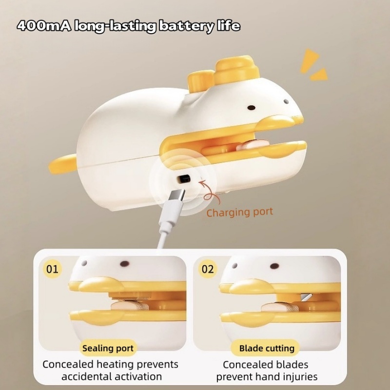 Cute Duck Rechargeable Handhel - Food Snacks In Usa 评论和价格