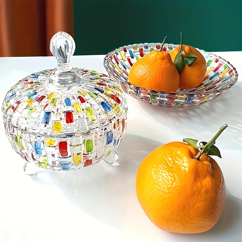 Nordic Glass Candy Jar with Li - Dried Fruit Mix 评论和价格