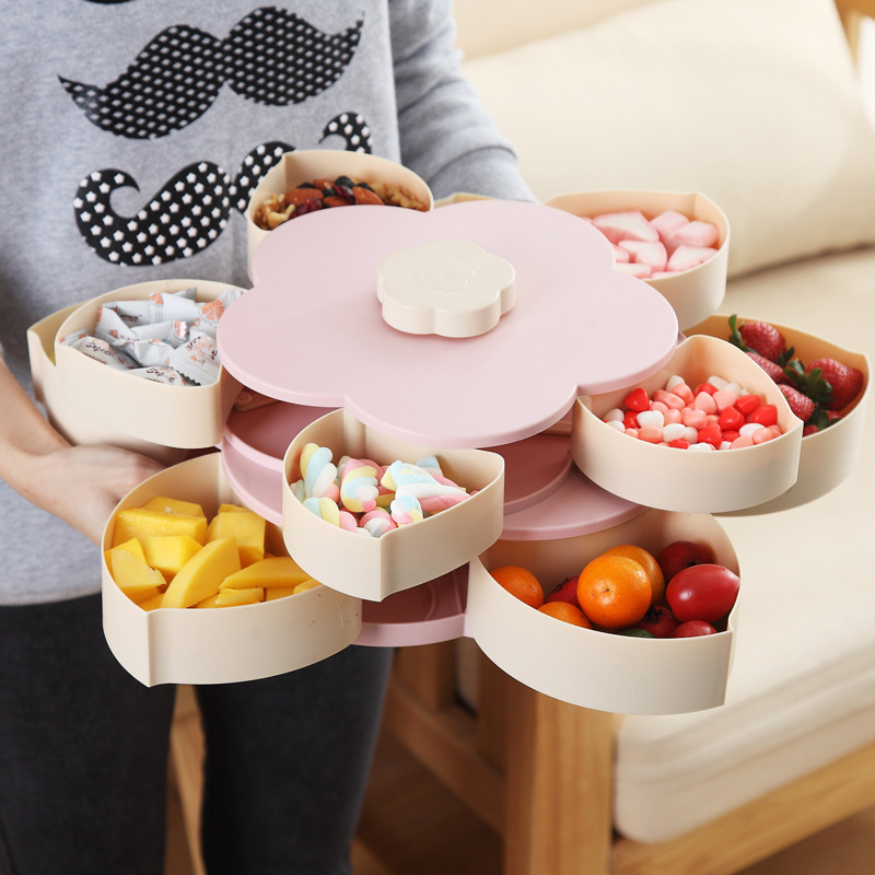 Funny Double Deck Rotary Stora - Dried Fruit Mix 评论和价格